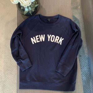 J. Crew sweatshirt New York